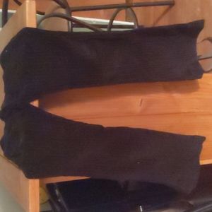 Black Courderoy with embossed stripes